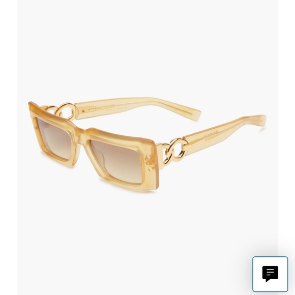 Chic Balmain Silver Sunglasses 53MM
